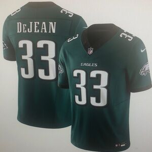 Cooper DeJean Green Vapor Jersey Stitched